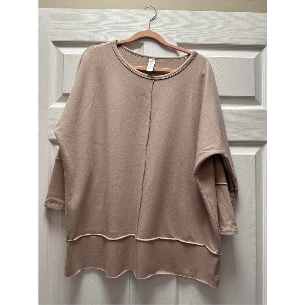 Spanx Mauve/Beige Sz Med Sweatshirt